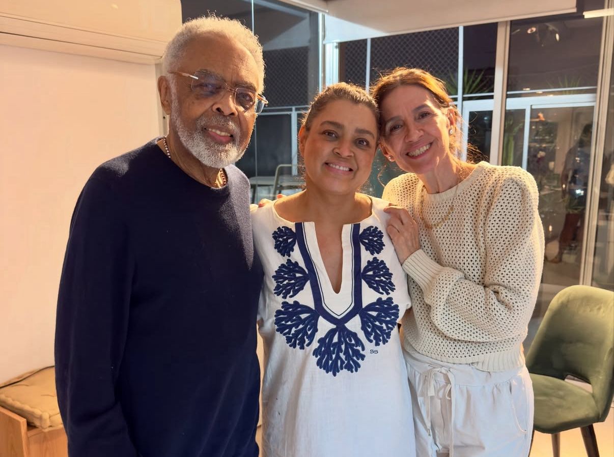 Preta Gil, seu Pai e sua Madrasta